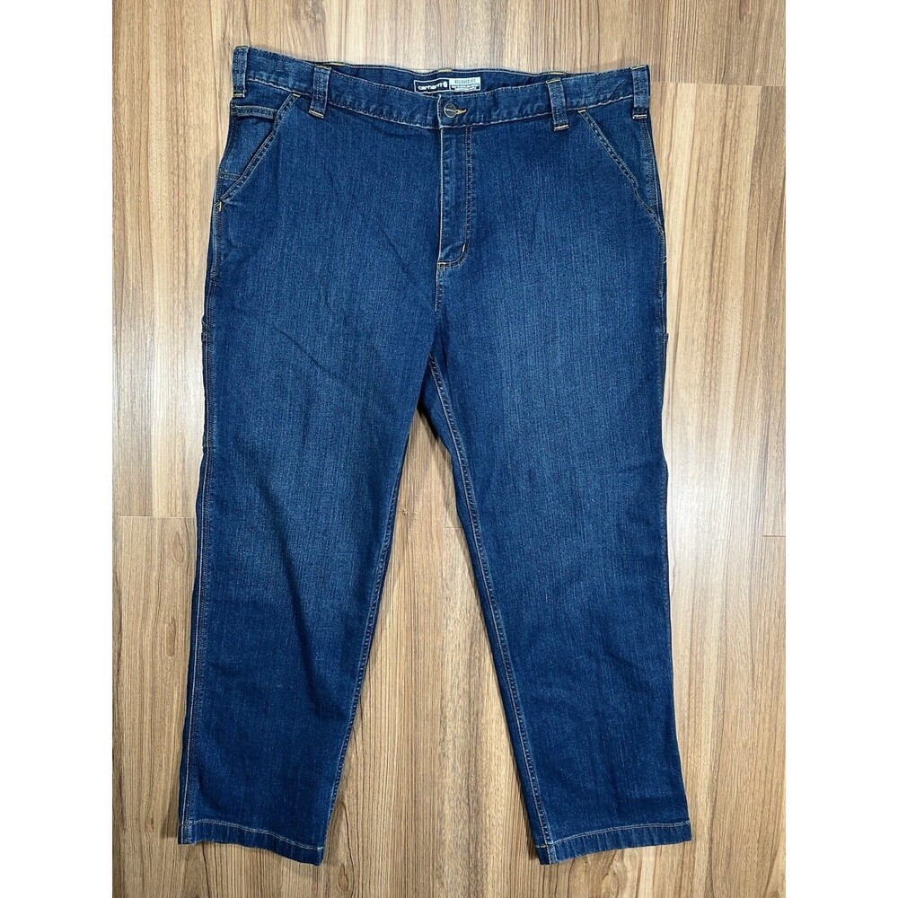 Carhartt Jeans Mens 42x30 Relaxed Fit Utility Carpenter BD2808-M